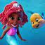 Ariel e Linguado na nova animação
